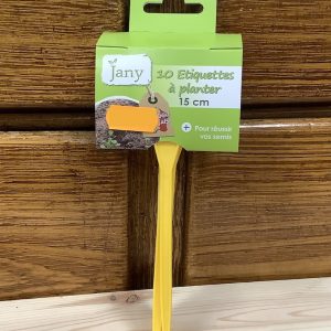 10 étiquettes à planter Jany